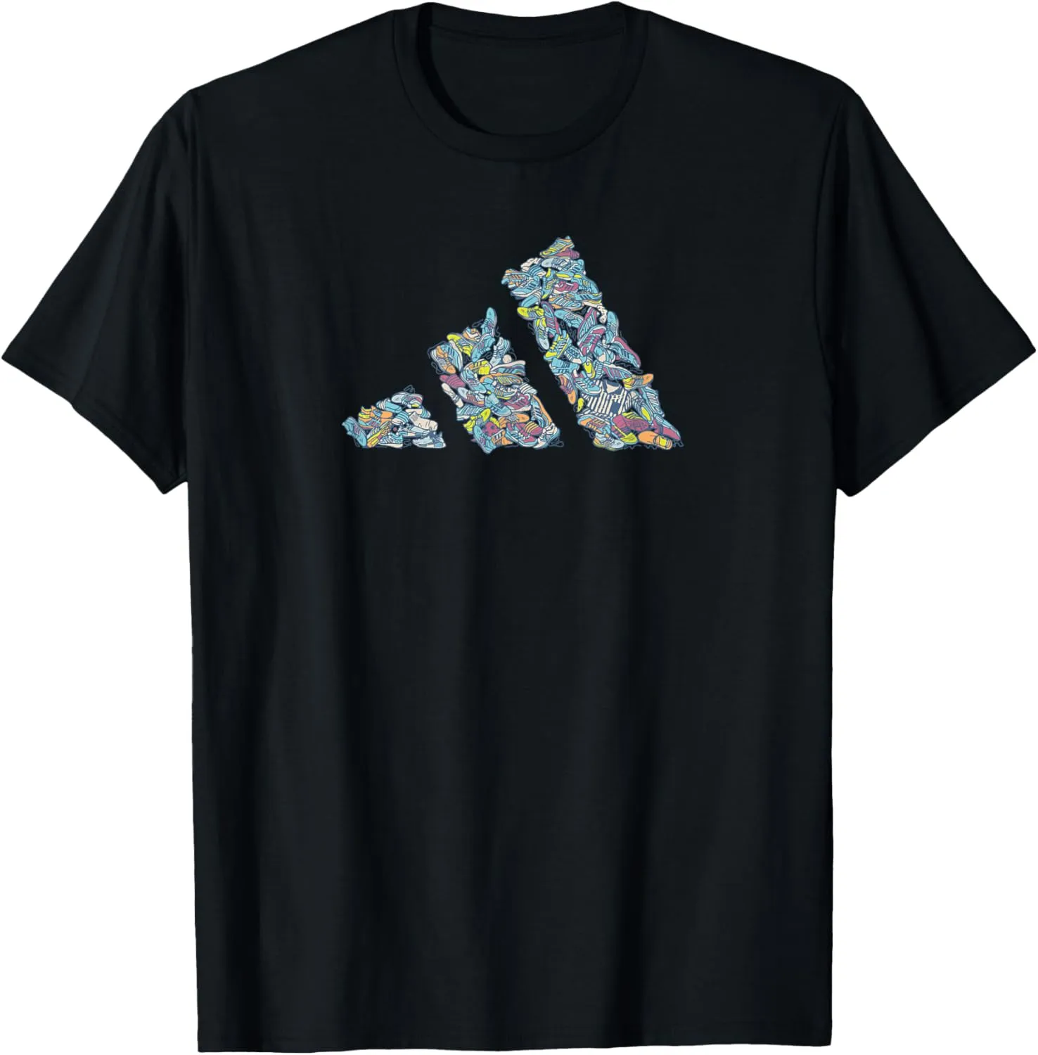 adidas Badge of Sport Shoes Three Bar Graphic T-Shirt