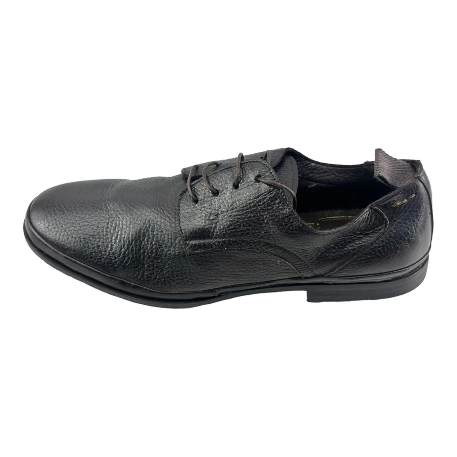 ALEXANDER HOTTO Dark Brown vintage effect garment dyed shoes man Size 9| Eu 42