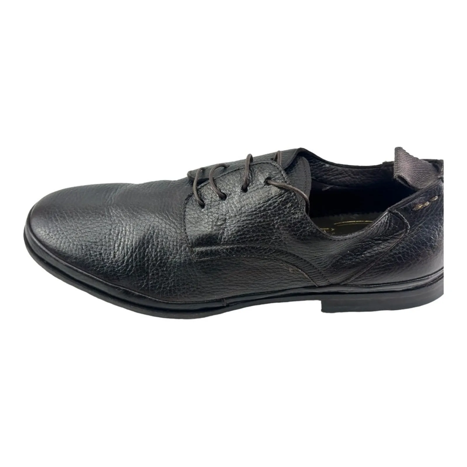 ALEXANDER HOTTO Dark Brown vintage effect garment dyed shoes man Size 9| Eu 42