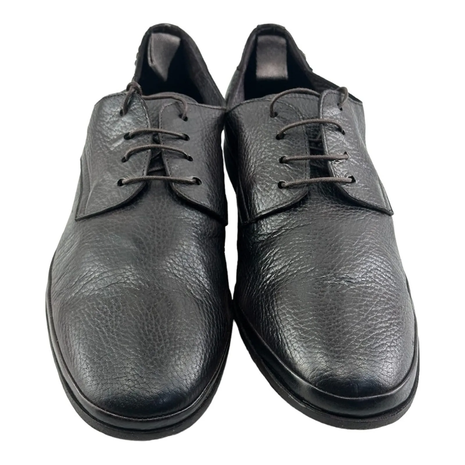 ALEXANDER HOTTO Dark Brown vintage effect garment dyed shoes man Size 9| Eu 42