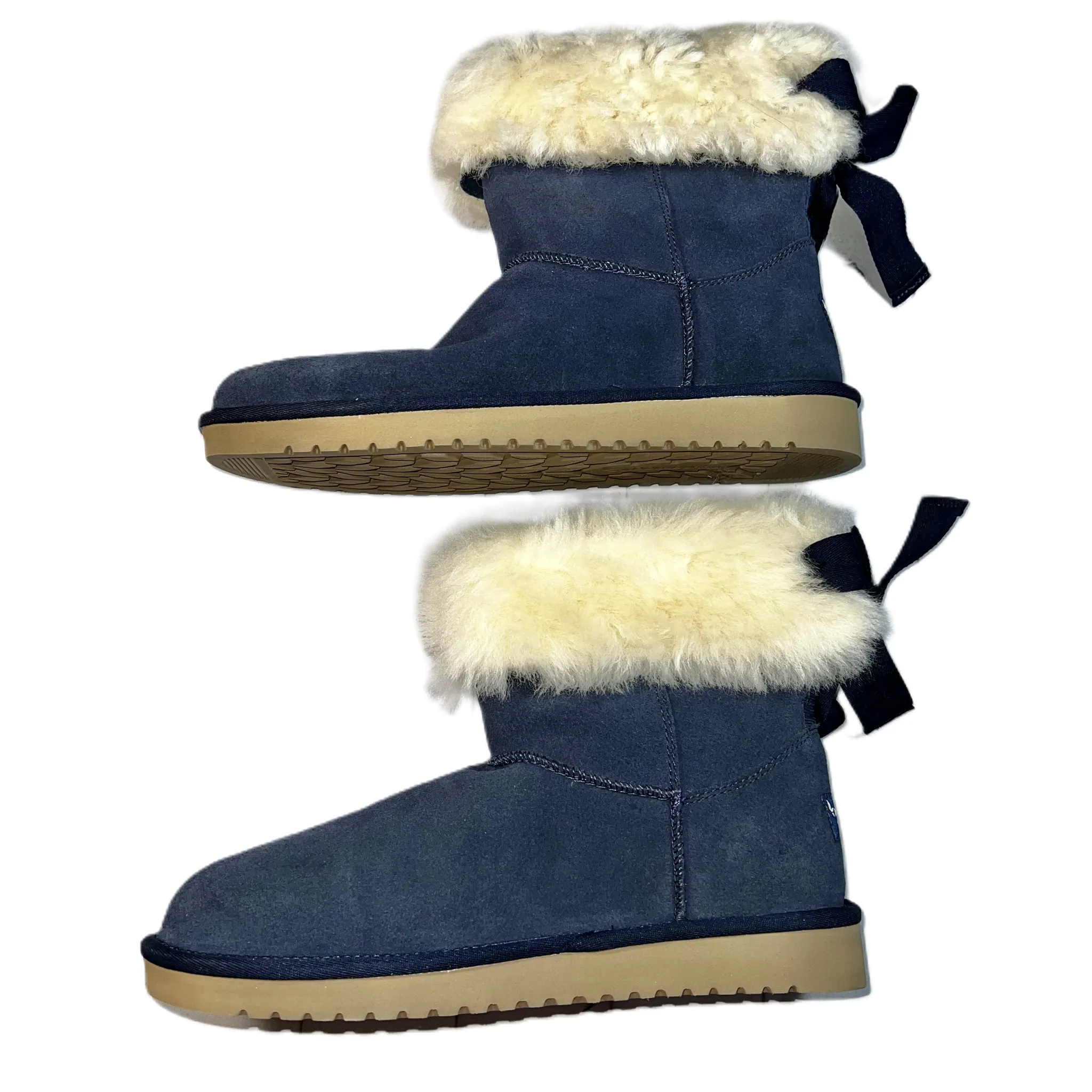 Boots Ankle Flats By Koolaburra By Ugg In Blue, Size: 9