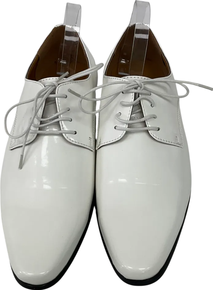 Dobell White Patent Dress Shoes UK 11 EU 45 👞