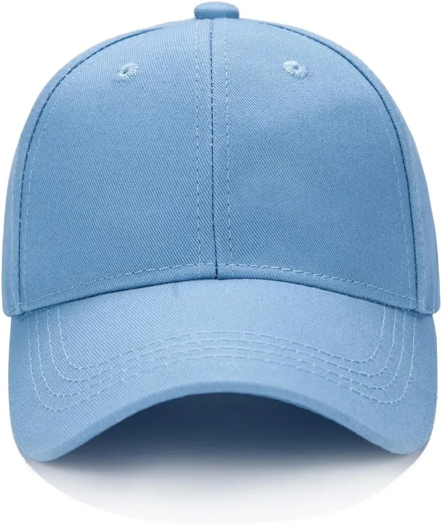 Edoneery Baseball Cap for Kids-Adjustable Washed Cotton Golf Toddler Hat for Boys & Girls