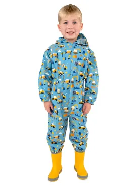 Jan & Jul Kids Fleece Lined Rain Suits | Under Construction