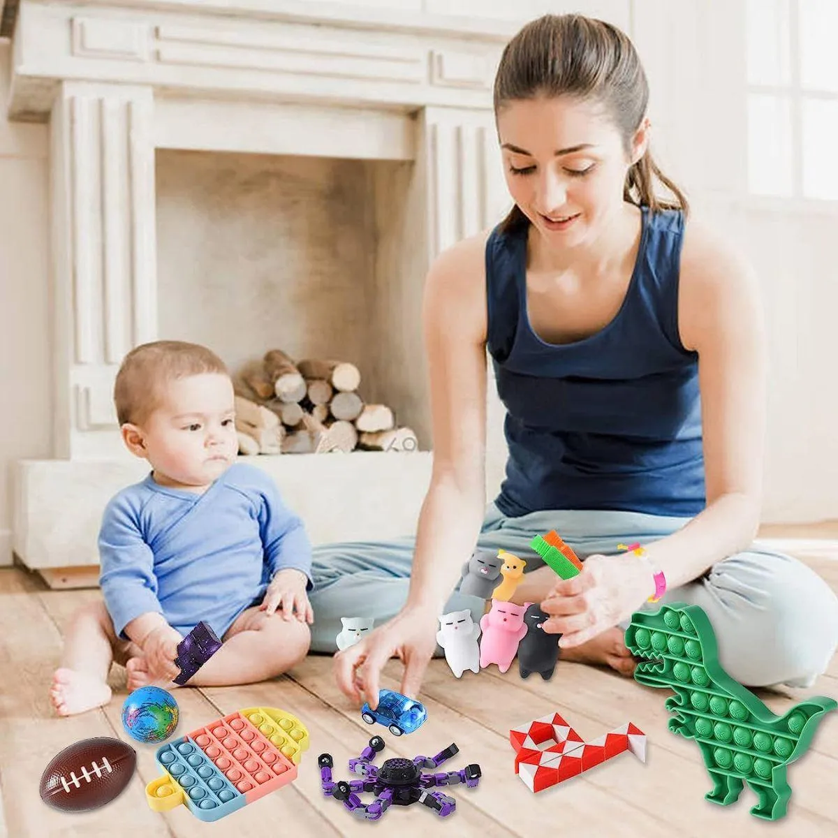 Kidst 72-Piece Fidget Sensory Toy Set - Stress Relief & Focus for All Ages