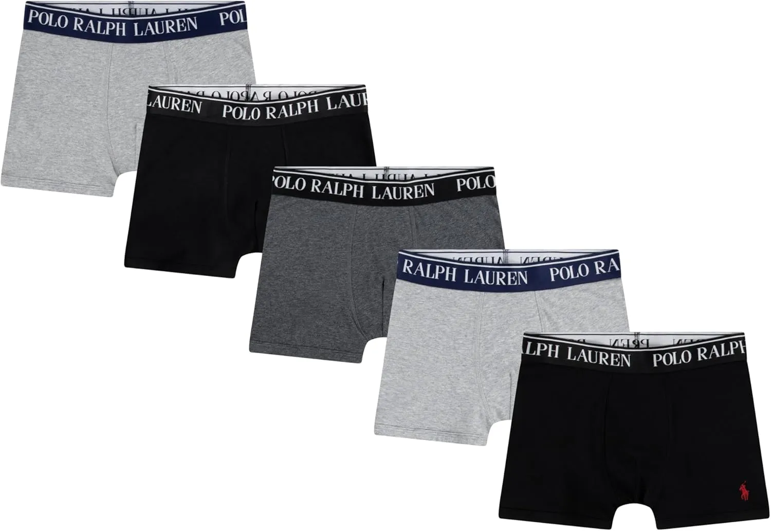 POLO RALPH LAUREN Boys' 5-Pack Boxer Briefs