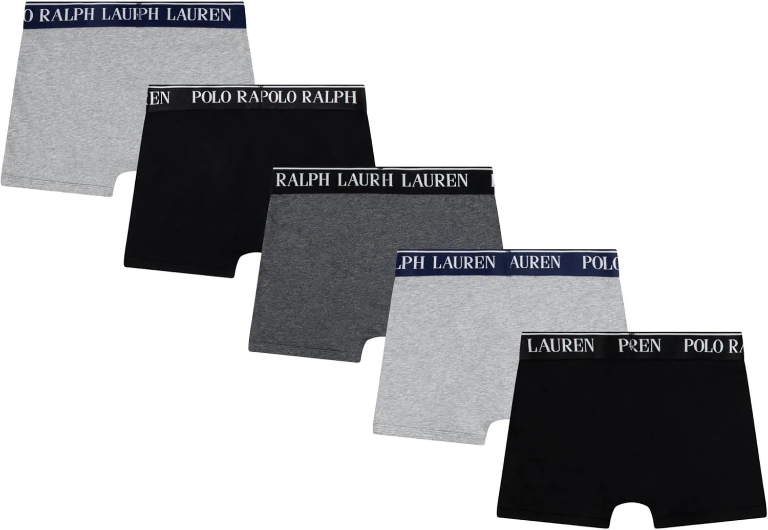 POLO RALPH LAUREN Boys' 5-Pack Boxer Briefs
