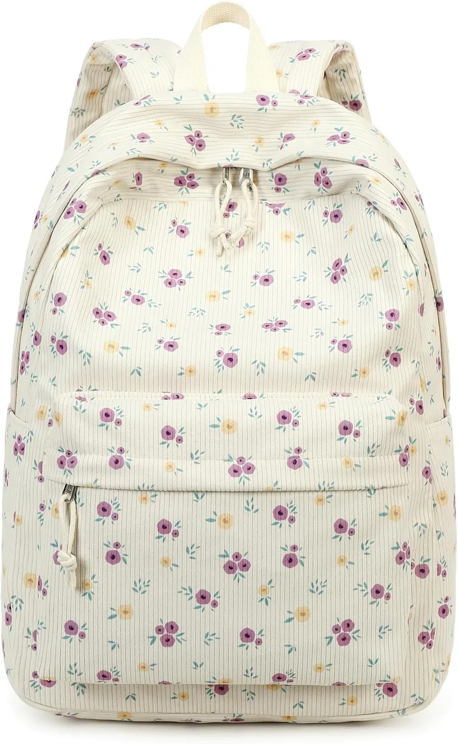 School Backpack for Teen Girls Bookbags Elementary High School Corduroy Laptop Bags Women Travel Daypacks